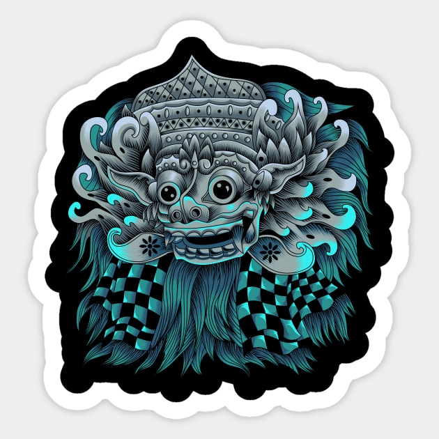 Barong Balinese the culture Sticker by Marciano Graphic